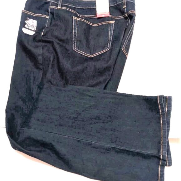 NWT Plus Size 24W St. John's Bay Denim Jeans Mid-Rise Secretly Slender Bootcut - Picture 1 of 9
